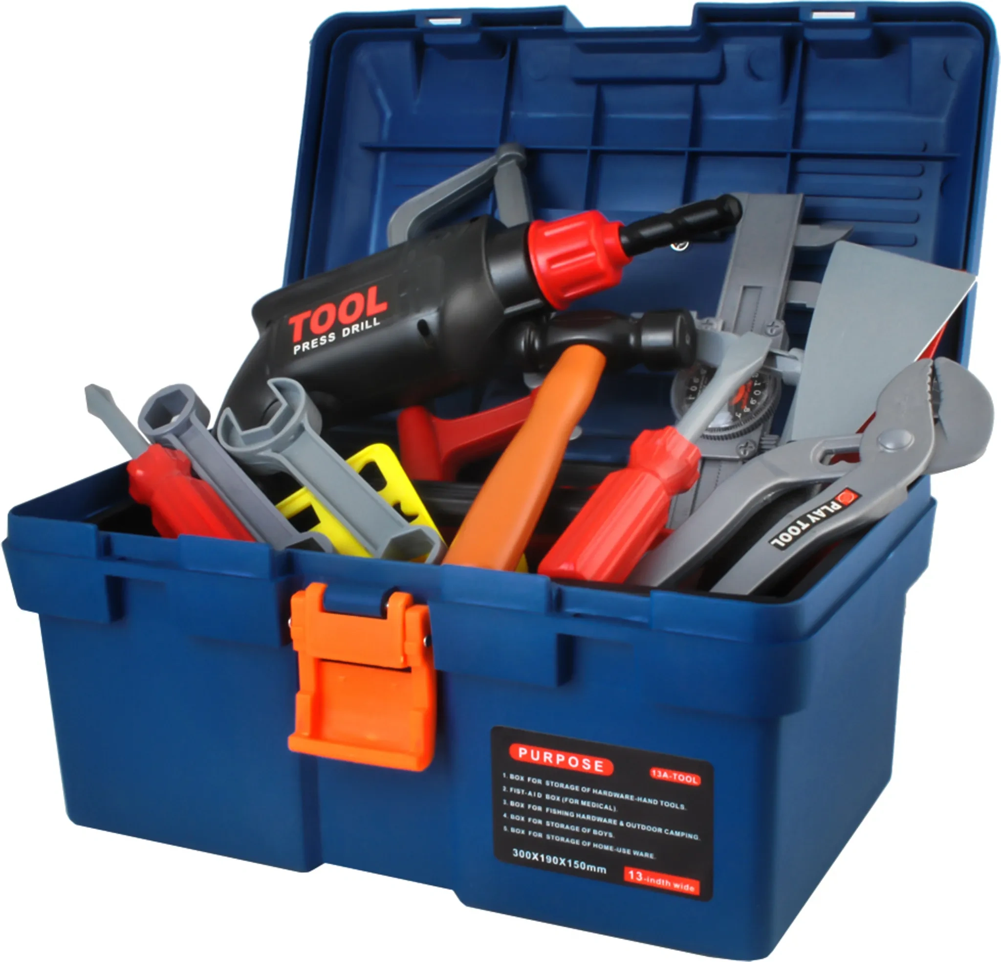Kinder Werkzeugkoffer Spielzeug-Set (32 Teile) – Handwerker Werkzeugkasten 4510